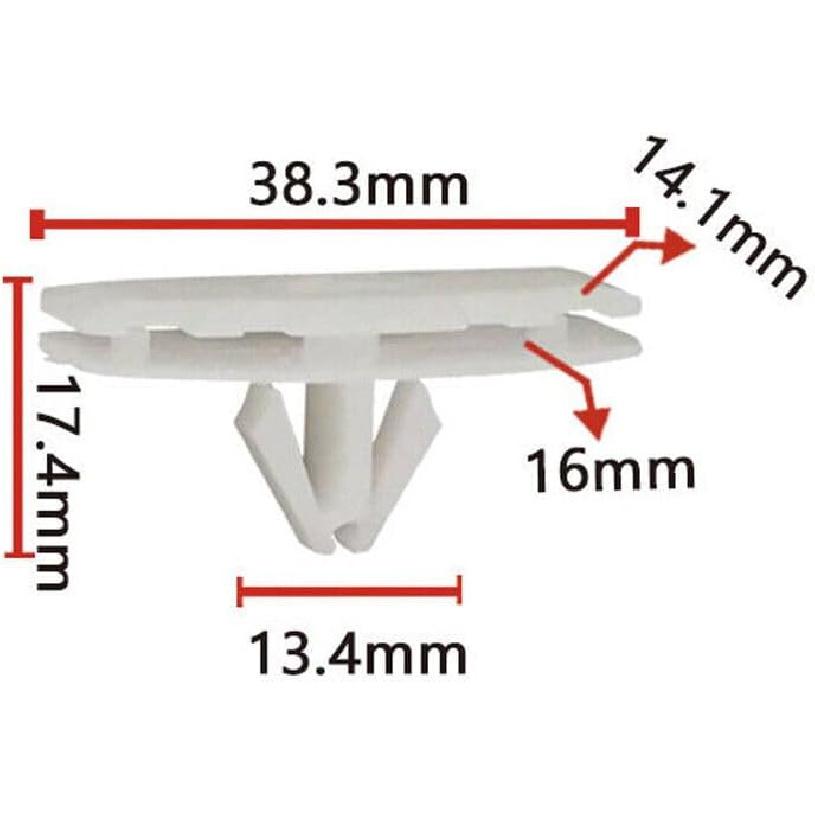 TEAMWILL 10PCS Fender-Flare Retainer-Clip Fit for Jeep Wrangler JL 18-2020 Gladiator 2020