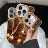 Phone Case: 2D Flat Lambskin Suitable for iPhone 18, 17, 16, 15, 14, 13 Pro Film Protective Case, Two Teddy Bears, Christmas and Halloween Gift
