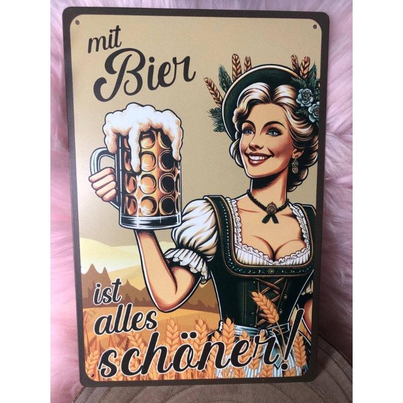 SHOTS Vintage Metallschild, Küchen-Kaffeebar Wanddekoration