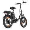 ZAZAWORK 20-inch Folding Electric Bike 250W 47Nm Motor 48V 16Ah Battery 25km/h Speed 100km Range 7 Speeds Spring Suspension Disc Brakes