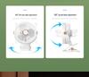 Rechargeable Wall-Mounted Office Fan: Portable Desk and Clip Design