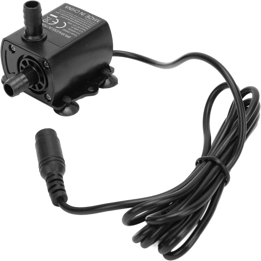 400L/H Flow Rate Submersible Water Pump 13.12ft Lift Height DC 12V Voltage Fountain Pond Pump Ultra Quiet Operation 10W Power