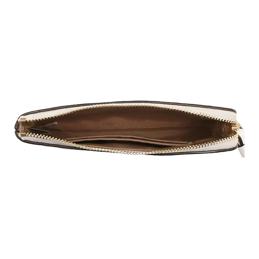Coach Corner Zip 16 Classic Floral Print PVC Wallet Women Wallet Chalk-White C8702-IMCAH