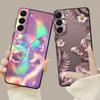 Shell For Samsung Galaxy S23 S22 S21 S20 Fe Ultra S10 S9 S8 Plus Note 20ultra 10plus Case Bling Aesthetic Butterfly Rose Art