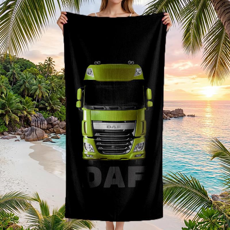 DAF Fashion Beach Towel Portable Soft Quick Dry Towel For Swimming Camping Holiday Use