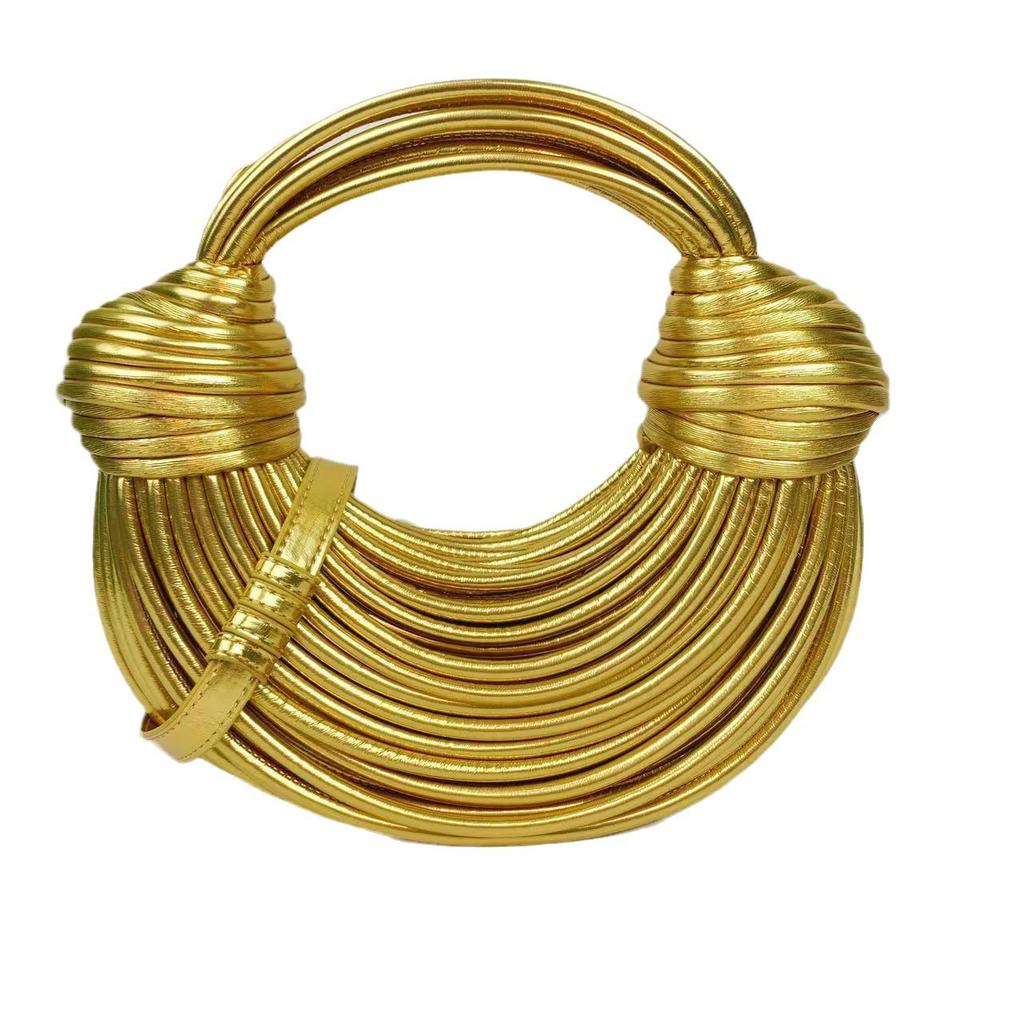 2025 Koreański Styl Modna Ręcznie Tkana Damska Torba Crossbody na Ramię