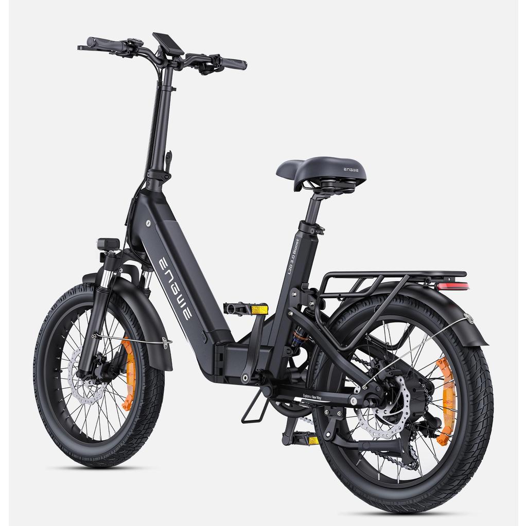 ENGWE L20 3.0 BOOST All-Terrain Electric Bike 135km Range  IPX7 Waterproof 48V13.5Ah Battery 250W Motor Folding City Commute E-Bike