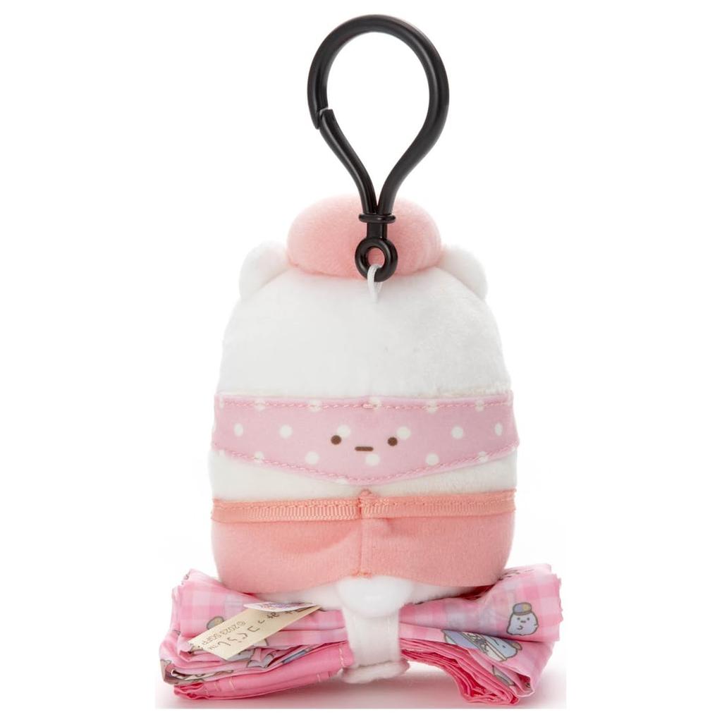 Sumikkogurashi Plush Eco Bag Polar Bear Plush Toy, Approximately 12cm Tall