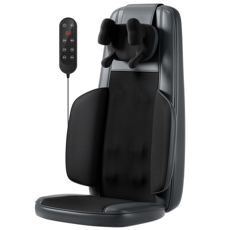 Home Automation Back Hot Compress Kneading Vibration Massage Seat Cushion Shiatsu Neck and Back Massager Massage Chair Cushion