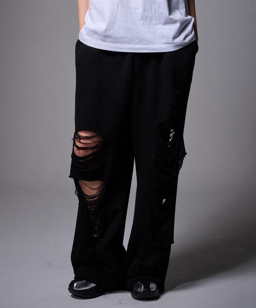 Peideomeonteu Made Scratch Damage Sweatpants (4 Colors)