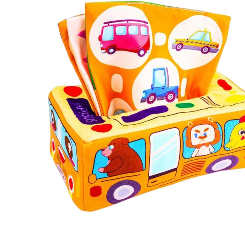 Plush Sensory Box for Developing Fine Motor Skills in s - Soft Fabric Toy Early Childhood