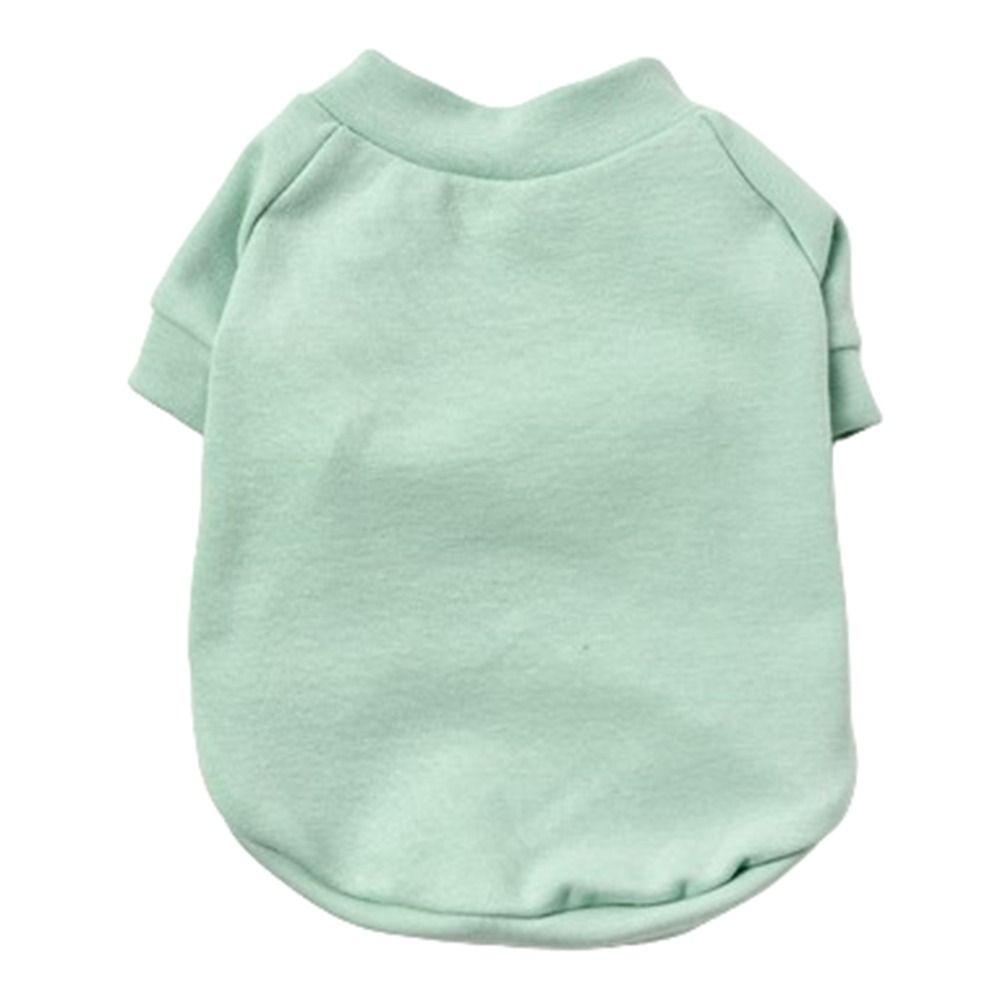 

Simple Style Dogs Clothes Solid Color Pet Pullover Sweater Sport Hoodies Dog Hoodies Puppy S зелёный