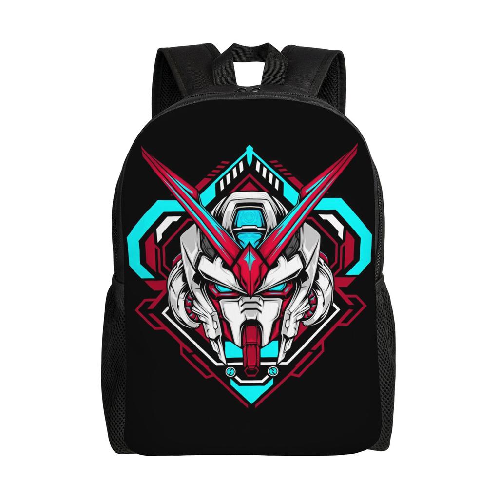 Personalized Gundams Backpacks Men Women Casual Bookbag for School College Anime Bags