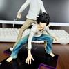 2pcs DEATH NOTE L Lawliet Erurouraito Yagami Light Kami Anime PVC Action Figure Toy Game Statue Collection Model Doll