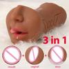 Three-Way Male Pleasure Cup: Triple Simulation, Adult Toy