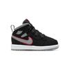 Jordan 1 Mid Black Particle Grey Gym Red TD 640735-060