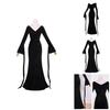 Wednesday Addams Dress Onepiece Cosplay Costumes For Adults Halloween Party Must-have