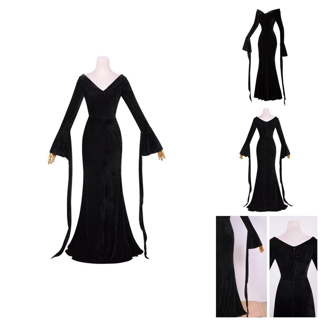 Wednesday Addams Dress Onepiece Cosplay Costumes For Adults Halloween Party Must-have