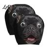 Humorous Car Seat Protectors Scary Ghost Face Headrest Covers Funny Expression Auto Spooky Cartoon Decoration for SUV Truck Elastic Vehicle Interior