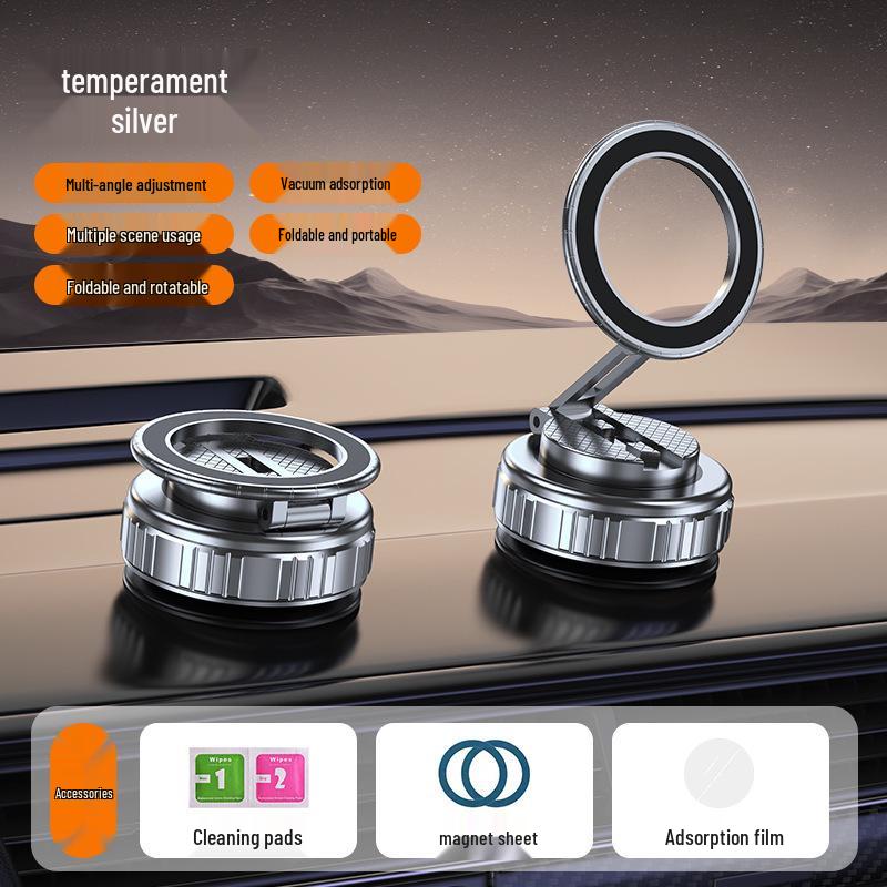 Premium Rotatable Magnetic Car Phone Holder with Suction Cup