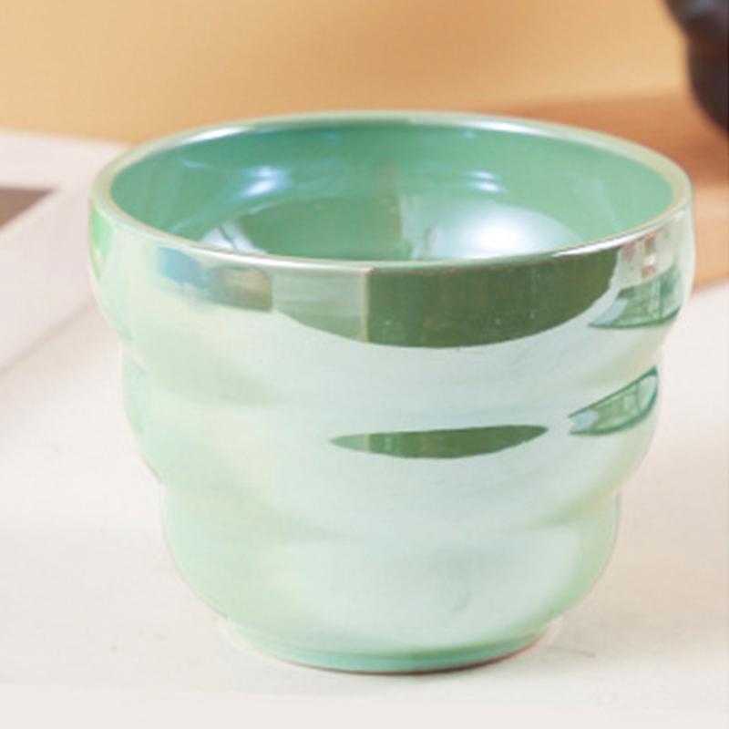 Colorful Ceramic Flower Pot Planter Succulent Pot Indoor Decorations Ornaments Garden Supplies Bonsai Plant Pot