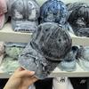 Washed and Broken Tie-dyed Denim Baseball Cap Men's Old Fashion Young Couple Versatile Face Small Casual Cap