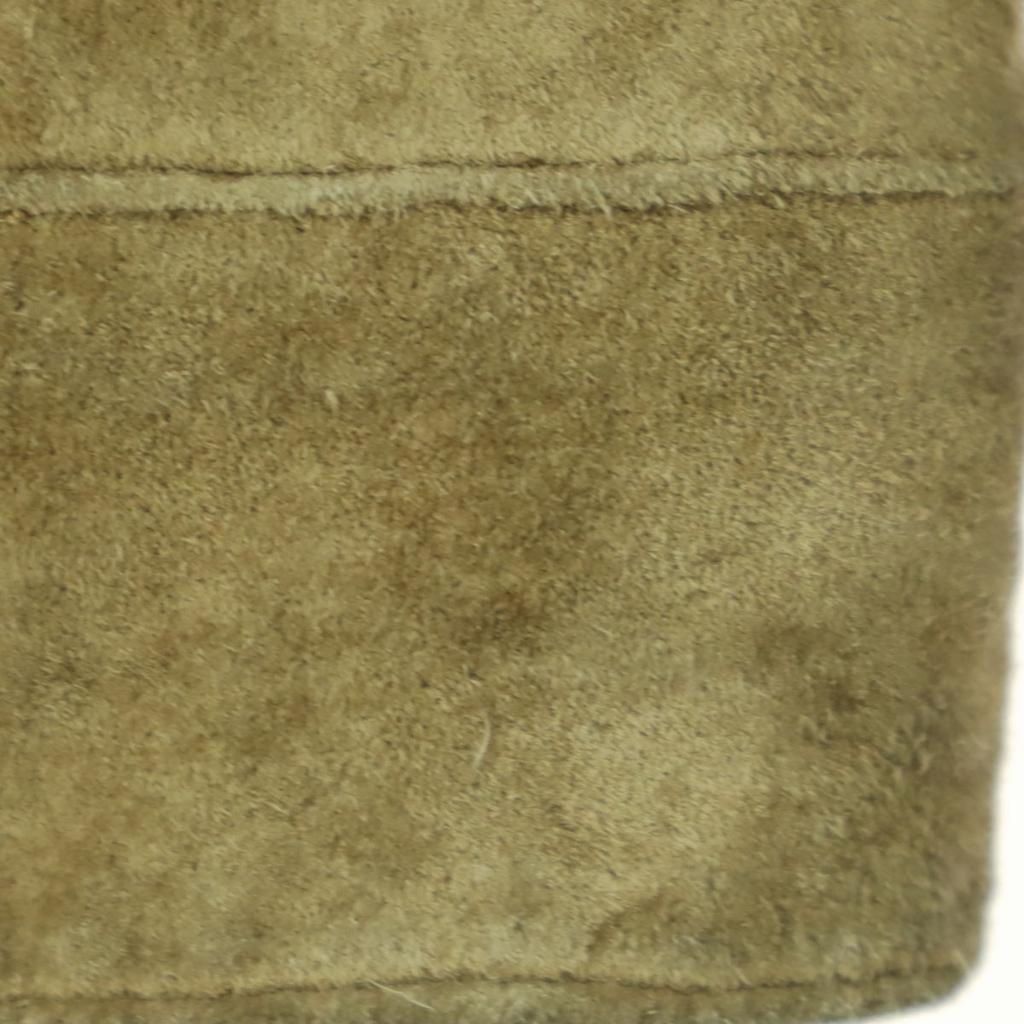 U Long Sleeve Craft Leather Jacket L Brown Men's Used