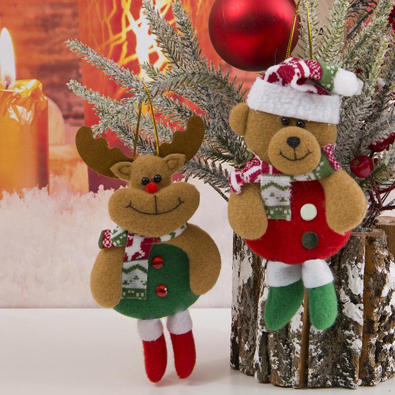 Christmas Small Fabric Doll Tree Ornaments
