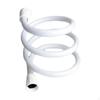 High Pressure Shower Head, Handheld Rainfall Combo, Adjustable Wall Mount Set White Plastic Hose