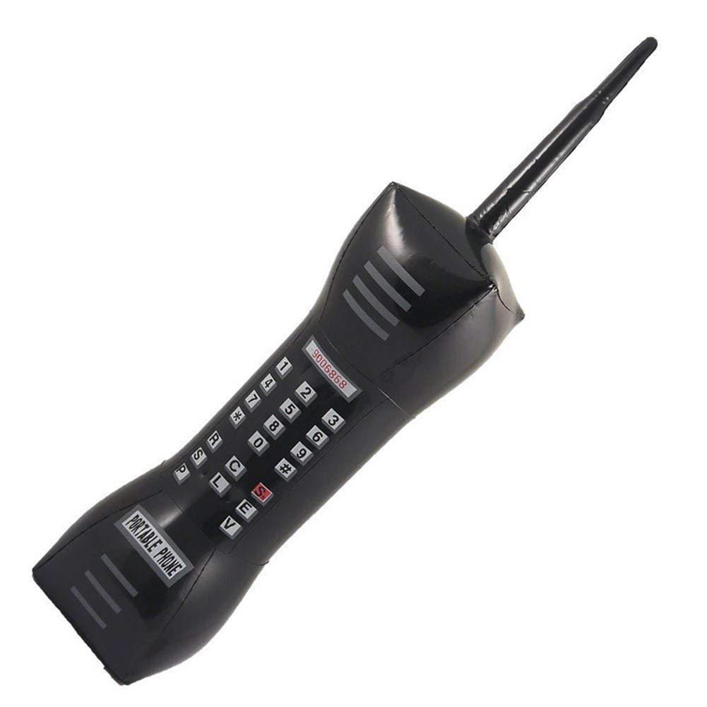 2Pcs Aufblasbare Radio Boombox Aufblasbare Handy Aufblasbare Requisiten für 80er 90er Party Dekorationen