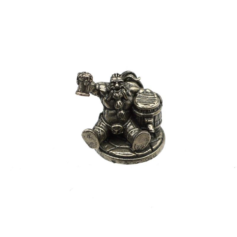 1PC Dwarf Legion Axe Soldiers Models Toy Figurines Miniatures Metal Copper Mens Gifts Desktop Ornaments Decorations