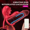 Penisring Vibrator Neun Frequenzen Doppelmotor Zwei-Punkt-Vibration Verzögerte Ejakulation Vergrößerte Erektion Sexspielzeug für Mann Paare