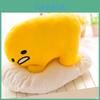 Morbido e Accogliente Carino Sdraiato Gudetama Uovo Pigro Motchiri Peluche da 15" Cuscino Riempito Perfetto per il Relax