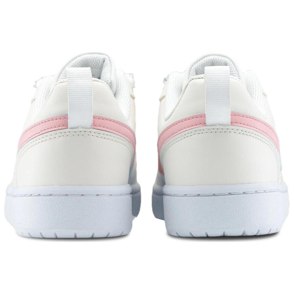 Nike Court Borough Slip Resistant Lightweight Non Slip Lightweight Low Top Skateboard Shoes Women's Ivory BQ5448-100(Team321-)