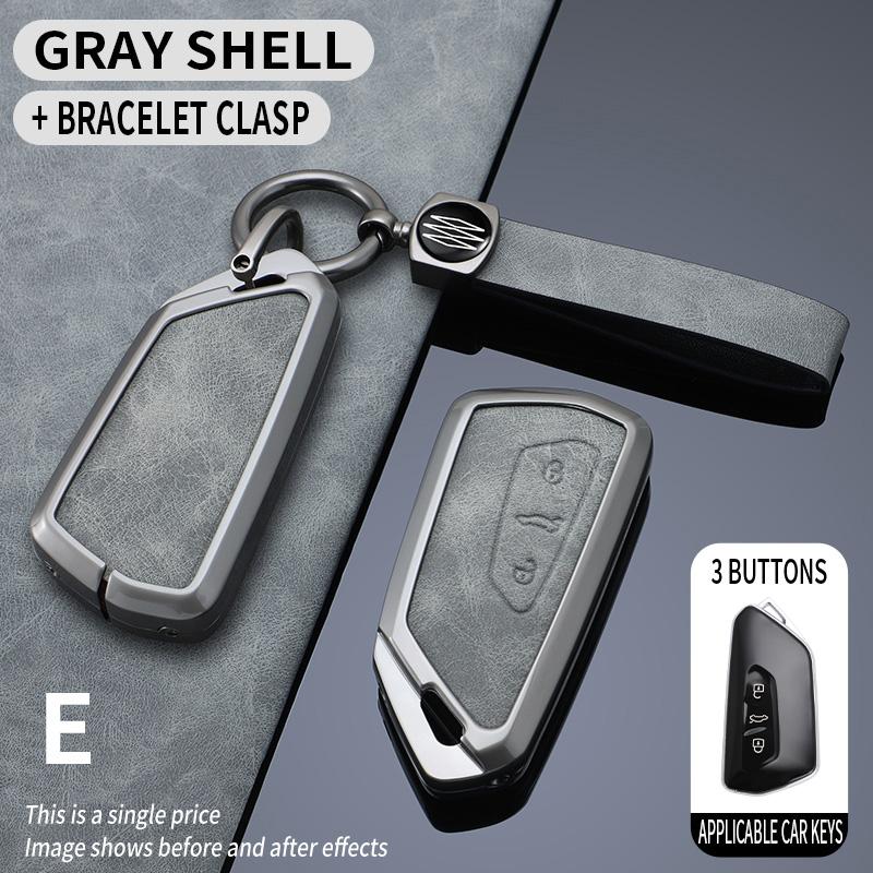 Car Key Case Cover for VW Volkswagen Formentor Tarraco Golf 8 MK8 ID.6 ID.4 Cupra for Skoda Octavia A8 SEAT Leon MK4 2024 2025