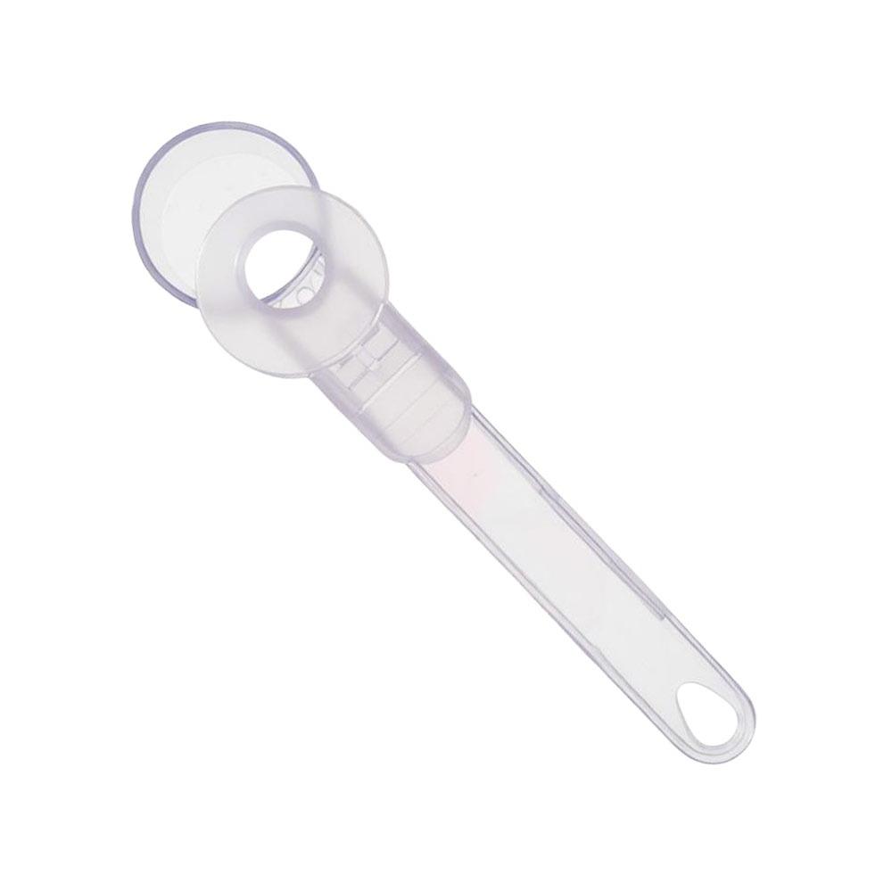 

New Spill-Proof Protein Powder Sliding Spoon Reusable with Longer Handle Powder Spoon Measuring Spoon Funnel Kitchen Gadgets прозорий