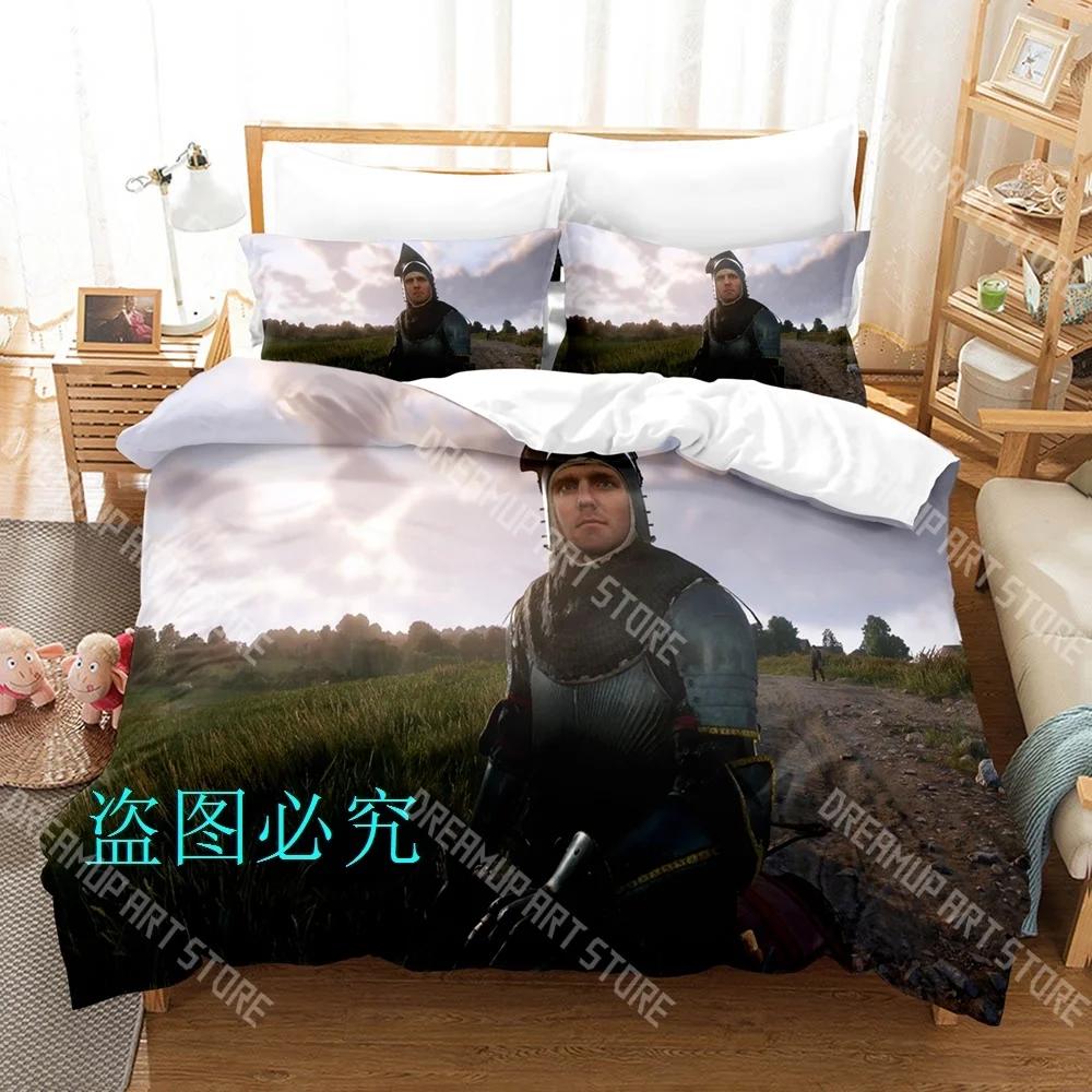 Hot Kingdom Come_ Deliverance II Bedding Set Single Twin Full Queen King Size Bed Set Adult Kids Bedroom Duvetcover Sets