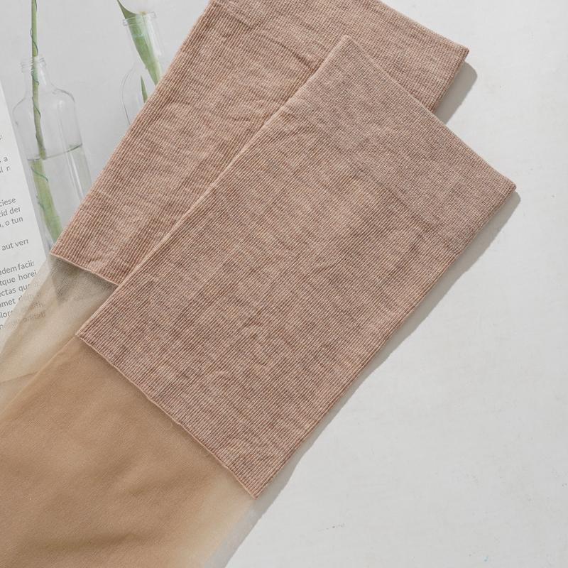 Women's Knee High Stockings for Air Conditioned Rooms Thin Seamless Over The Knee Long Stockings Cat Paw Pattern Anti Slip Anti Snagging Stockings