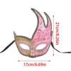 Masquerade Mask Half Face Mask Eye Mask Venetians Mask Halloween Costume Mask Mardi Gras Decorations Party Mask Gifts