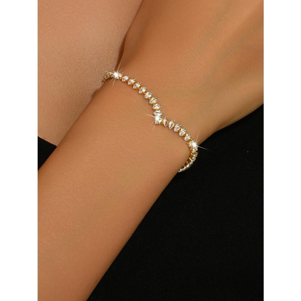 

Свадебные аксессуары Изысканный и простой набор колье и серег для ключицы Свадебные аксессуары