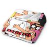 Anime Bobs Fun B-Burgers Blanket Movie Travel Office Flannel Throw Blanket For Living Room Warm Soft Bedspread Birthday Present