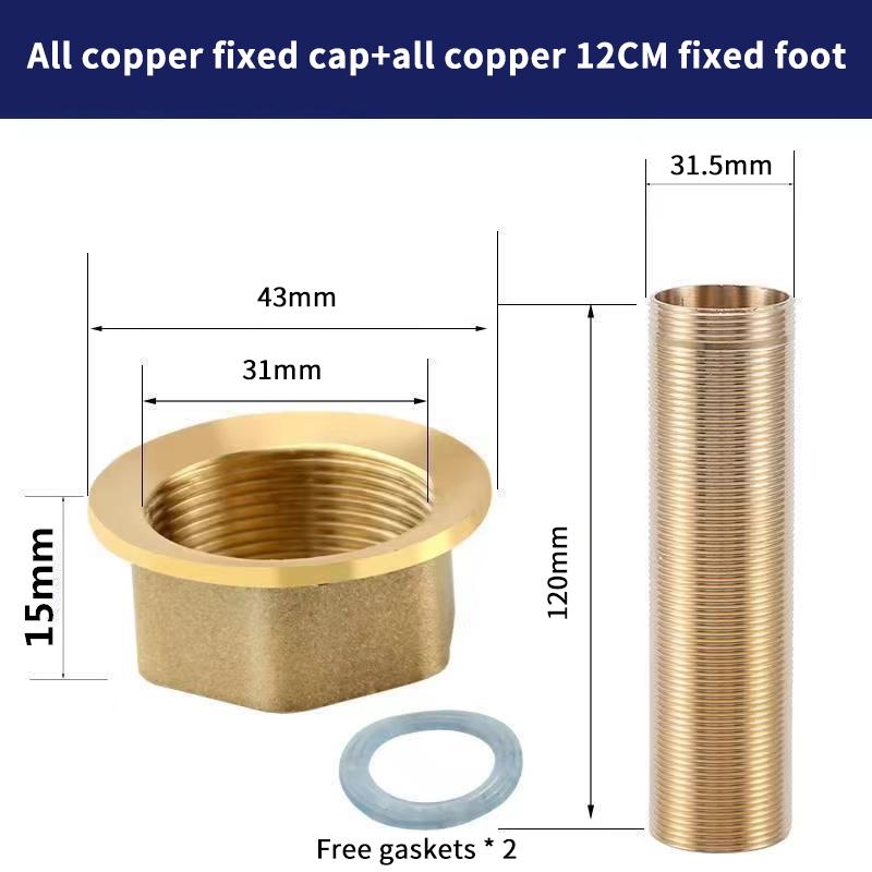 

Гвинт фіксованої ніжки змішувача Холодна вода Нержавіюча сталь/Мідні труби Гайки Гайка для ремонту крана Подовжувач Інструменти