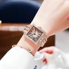 Fashion Full Diamond Square Roman Temperament Full Diamond Strap Diamond Inlaid Watch Women Personalized Watch Women