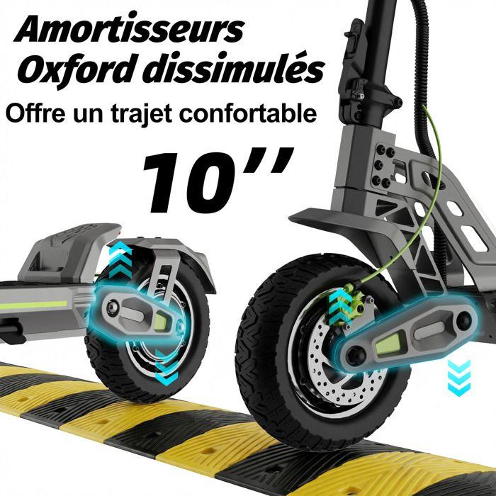 Monopattino elettrico E10, autonomia 60-75 km, PIC motore 800W x 2, velocità 45 km/h, pneumatici tutto-terreno 10 pollici-TODIMART