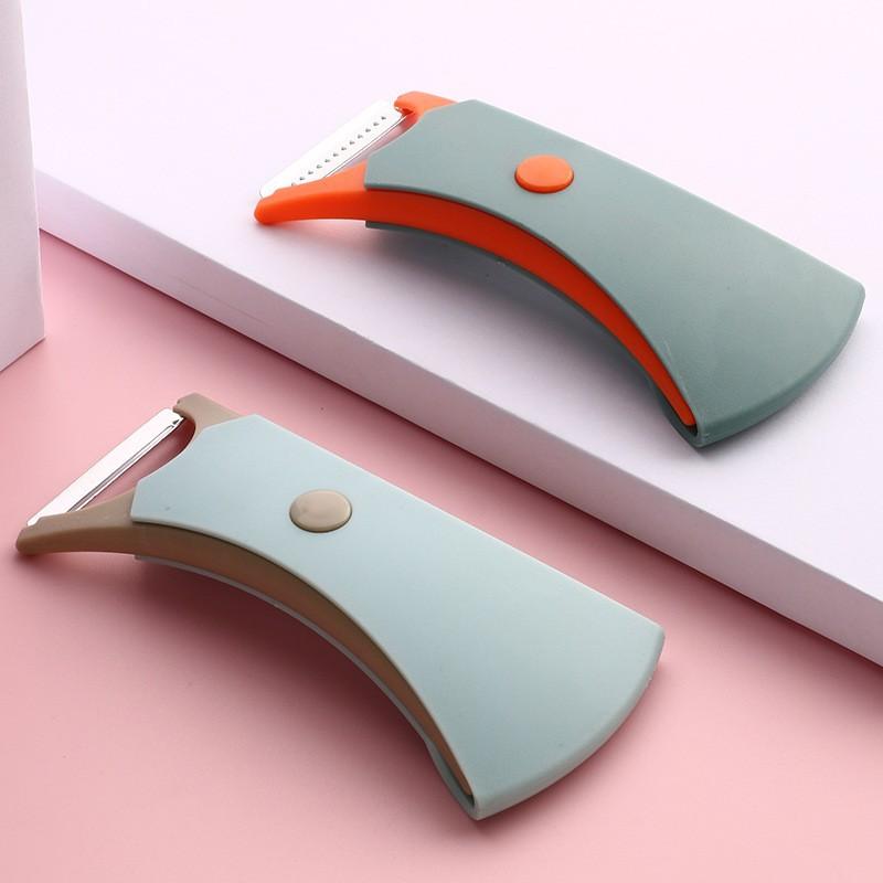 2 in1 Stainless Steel Multi-function Potato Peeler Fruit Vegetable Chopper Mini Slicer Grater Shredder Dual-purpose Peeler