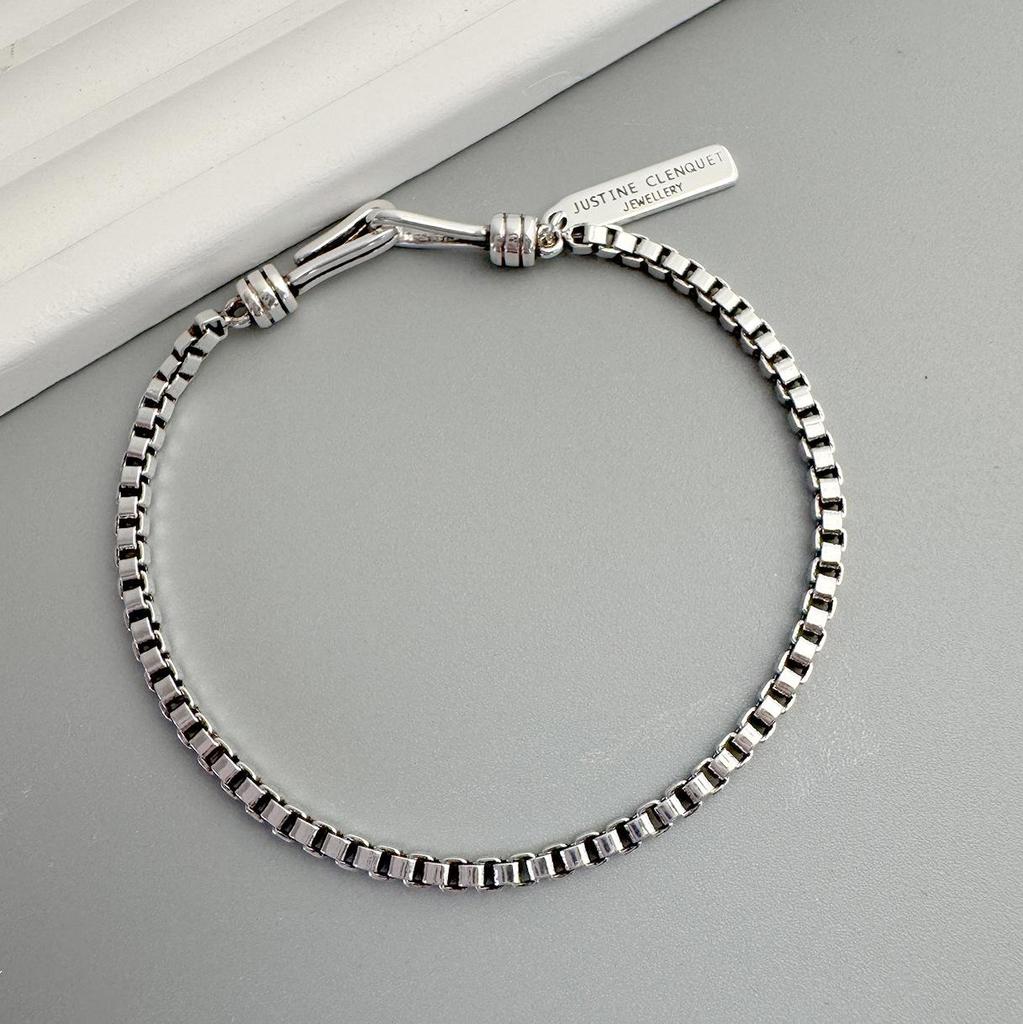S925 Sterling Silver Korean Style Women's Bracelet - Perfect for Couples and Birthday Gifts