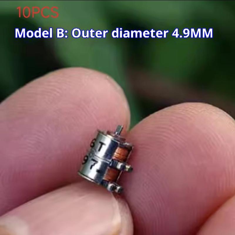 10Pcs Micro 2-Phase 4-Wire Precision Step Stepping Motor Diy Digital Camera Lens Mini Ultra Tiny 4.5Mm / 4.9Mm Stepper Motor