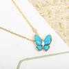 New Hot Brand Vintage Necklace Luxury Jewelry for Women Zircon Turquoise Anniversary Gifts Fashion Pure 925 Sliver Necklace