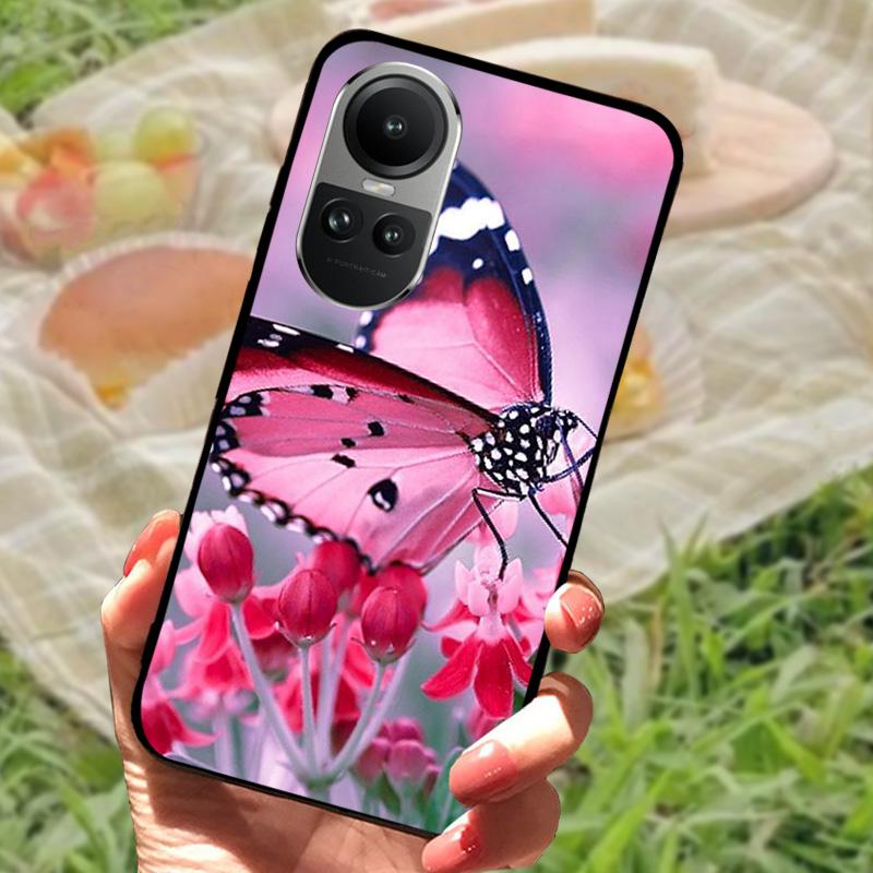 Para OPPO Reno 10 5G Reno 10 Pro 5G Capa de Celular Cool Fashion Capa de Celular Macia de Silicone Carcaças Para-choque Para Reno10 Reno10 Pro 5G Funda