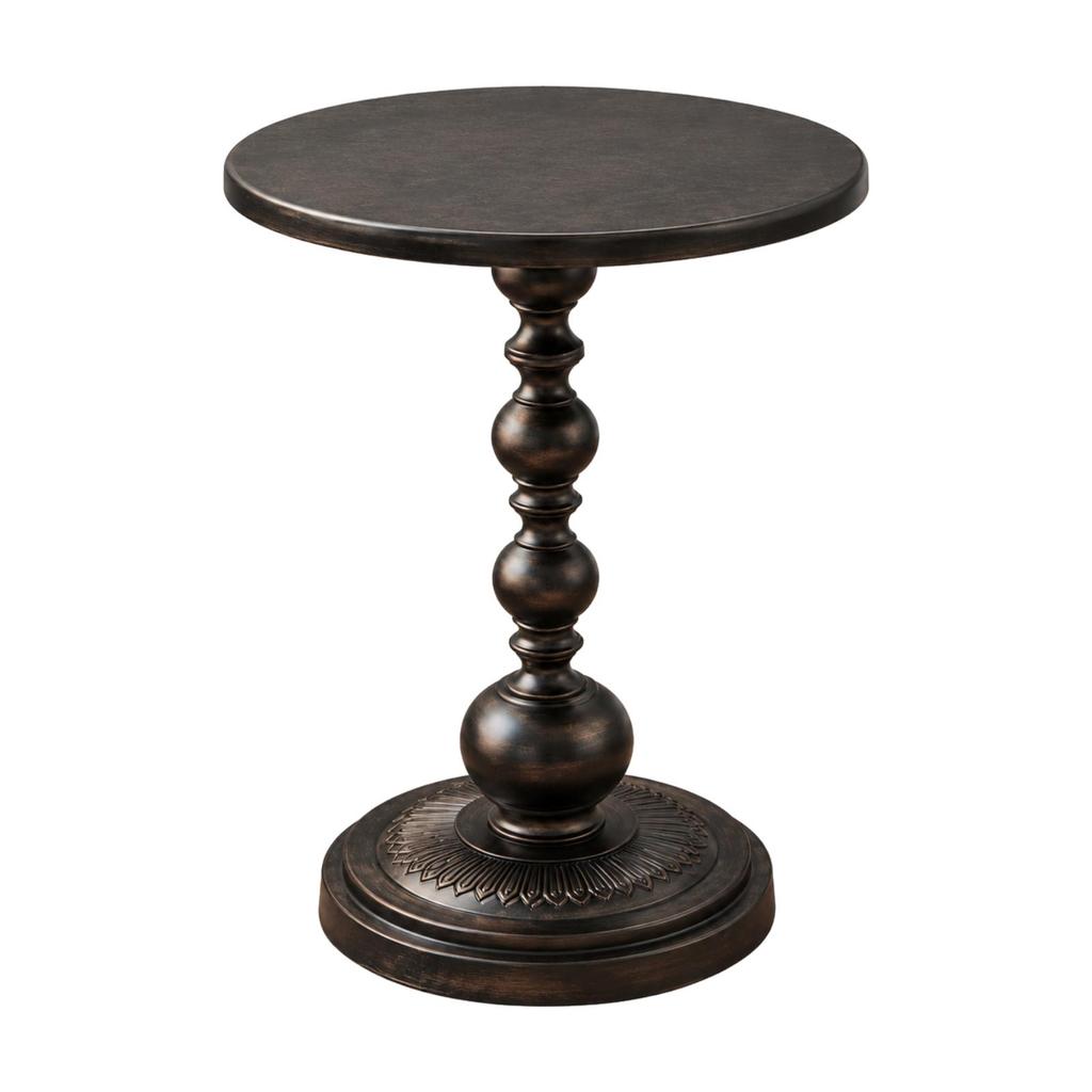 Runder eiserner Beistelltisch Dekorative Säule Retro für Wohnzimmer, Schlafzimmer, Lesezimmer